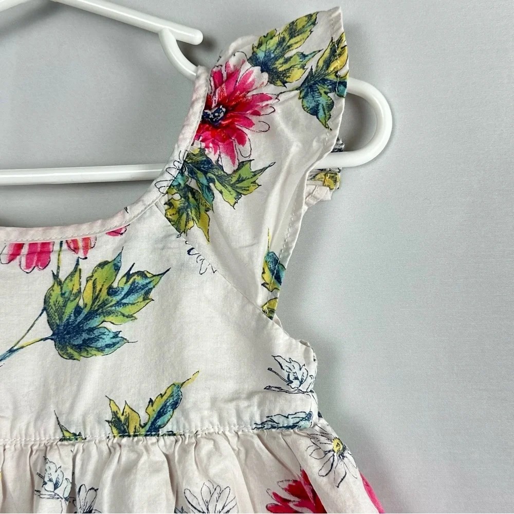 GAP BABY floral pinafore sundress - size 12-18 months